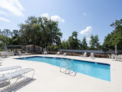 Within the community, enjoy resort amenities such as a pool with a large sun deck.