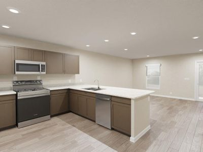 Two layouts will be available to choose from (Artists` rendering of the Isla townhome)