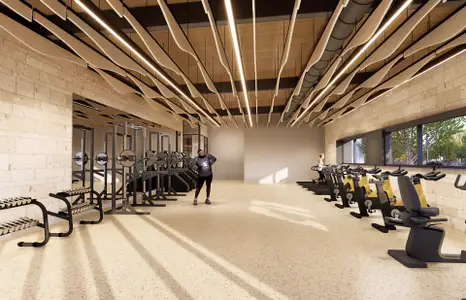 Fitness center rendering