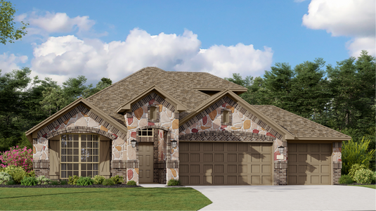 Devine Lake: Highlands 3-Car Collection by Lennar in Leander - photo 1 1
