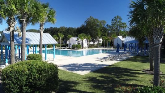 Community pool at the Farmhouse Social Center