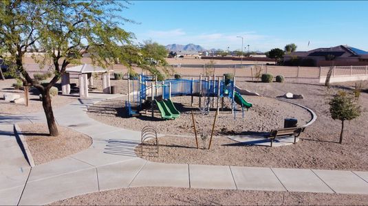 Playground with jungle gym