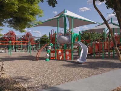 Rendering of Community Playground at Rancho Mirage