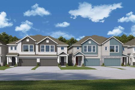 Nelson Village at Easton Park 29’ by David Weekley Homes in Finial Drive, Austin, TX 78744 - photo