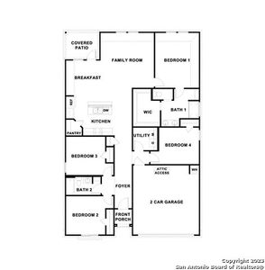 New construction Single-Family house 1807 Redchinned Drive, Lockhart, TX 78644 Irvine - photo