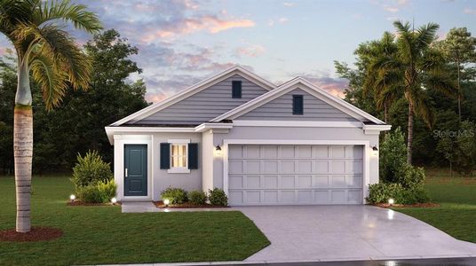 New construction Single-Family house 446 Sandbar Avenue, Haines City, FL 33844 - photo 0