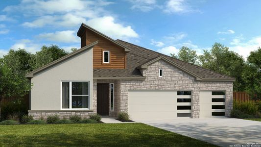 New construction Single-Family house 409 W Vamanos, Boerne, TX 78006 Englewood- photo 0 0