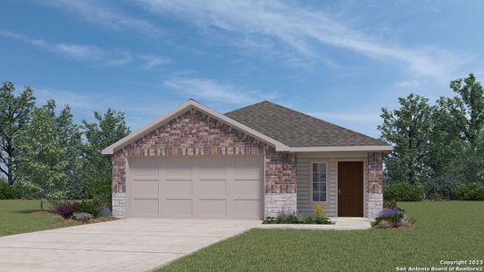 New construction Single-Family house 7155 Salado Creek Pkwy, San Antonio, TX 78222 The Caroline- photo 0