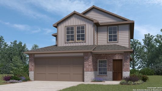 New construction Single-Family house 167 Grey Woodpecker, San Antonio, TX 78253 Hanna - photo 24 24