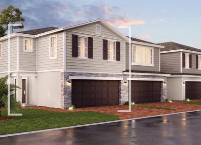 New construction Townhouse house 1237 Regal King Drive, Kissimmee, FL 34746 - photo 0