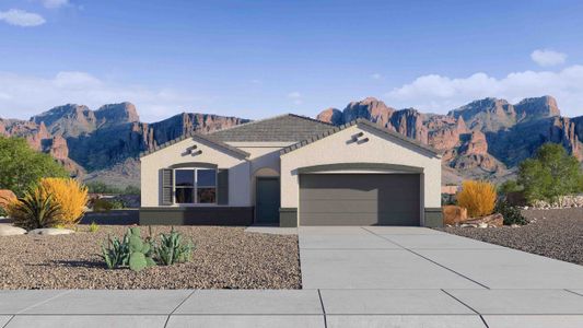 New construction Single-Family house Cali, 28223 North Ice Cavern Lane, San Tan Valley, AZ 85143 - photo