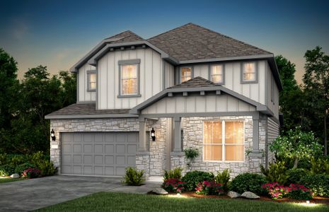 New construction Single-Family house Saddlebrook, 421 Windward View, Leander, TX 78641 - photo