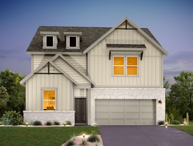 New construction Single-Family house 104 Palo Brea Loop, Hutto, TX 78634 - photo 3 3