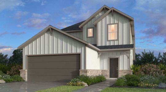 New construction Single-Family house 21926 Red Lantana Trail, Hockley, TX 77447 Cello II- photo 0