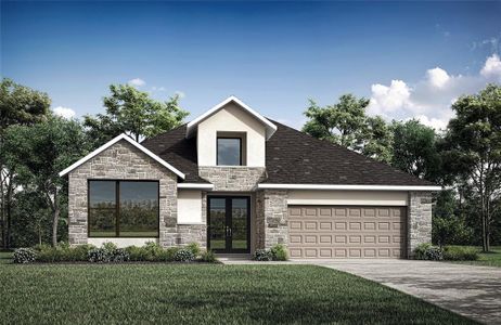 New construction Single-Family house 1501 Spring Gulch Ln, Georgetown, TX 78628 Thomas- photo 0