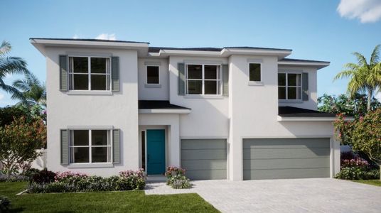 New construction Single-Family house 19098 Wood Stork Way, Loxahatchee, FL 33470 Lavender- photo 0