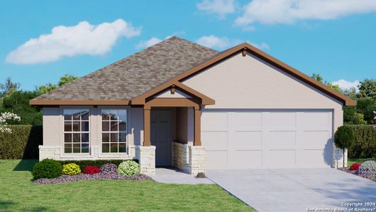 New construction Single-Family house 170 Crowned Crane, San Antonio, TX 78253 The Knight- photo 0 0