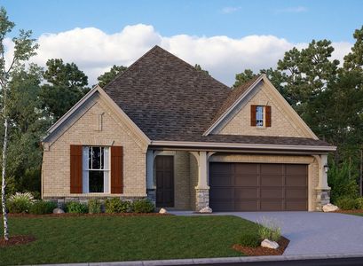 New construction Single-Family house 31718 Redbud Blossom Lane, Conroe, TX 77385 Cheyenne Homeplan- photo 0