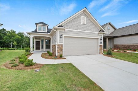 New construction Single-Family house 5674 Villa Crest Drive, Hoschton, GA 30548 Taft Street- photo 0