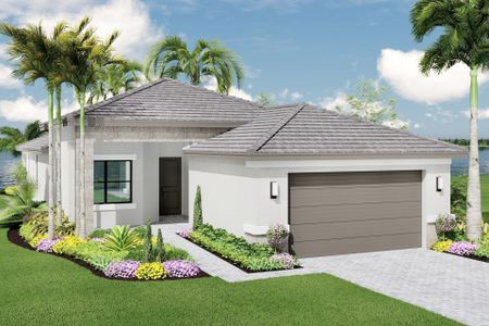 New construction Single-Family house Tribeca, 12320 Southwest Calm Pointe Court, Port St. Lucie, FL 34987 - photo