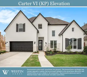 New construction Single-Family house 24223 Palm Warbler Court, Katy, TX 77493 The Carter VI- photo 0