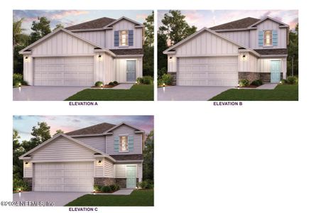 New construction Single-Family house 14774 Cashew Avenue, Jacksonville, FL 32218 Santa Rosa- photo 0