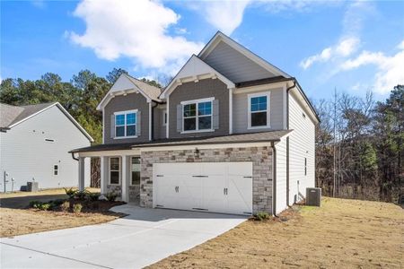 New construction Single-Family house 305 Riverwood Pass, Dallas, GA 30157 The Willow D - Unfinished Basement- photo
