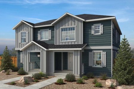 New construction Townhouse house 2168 Farmlore Drive, Brighton, CO 80601 - photo 0