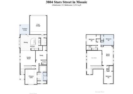 New construction Single-Family house 3804 Stars Street, Celina, TX 75078 Warrenton Plan- photo 34 34