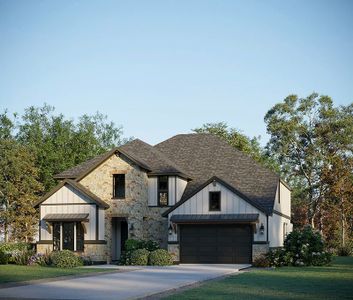 New construction Single-Family house Roosevelt II 5237 Presidential Series, 120 Morningdale, Liberty Hill, TX 78642 - photo