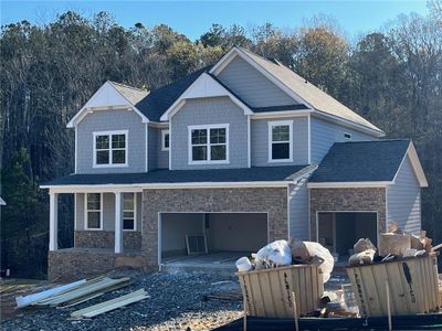 New construction Single-Family house 305 Riverwood Pass, Dallas, GA 30157 The Willow D - Unfinished Basement- photo 46 46