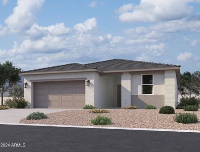 New construction Single-Family house 24093 W Hidalgo Avenue, Buckeye, AZ 85326 Marigold Homeplan- photo 0