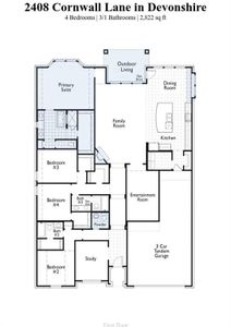 New construction Single-Family house 2408 Cornwall Lane, Forney, TX 75126 Canterbury Plan- photo 1 1
