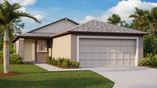 New construction Single-Family house Albany II, 36690 Garden Wall Way, Zephyrhills, FL 33541 - photo
