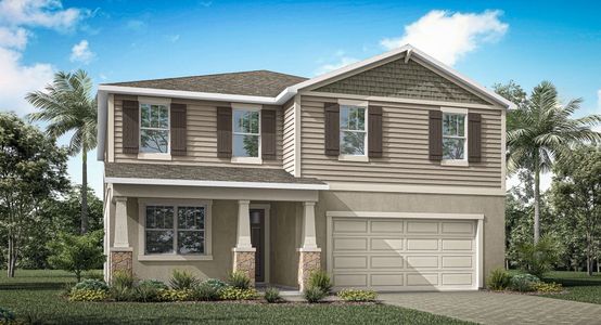 New construction Single-Family house 2610 Chickasaw Plum Loop, Clermont, FL 34711 Voyageur- photo 0