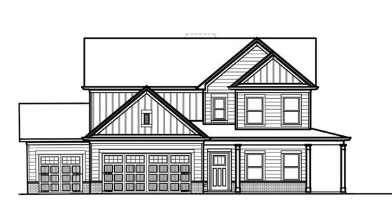 New construction Single-Family house 1085 Cherry Bark Drive, Loganville, GA 30052 Hunter A 3FE- photo 0