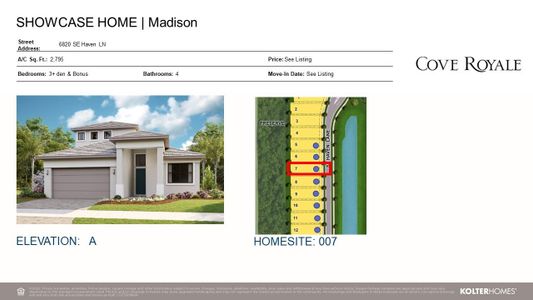 New construction Single-Family house 6820 Se Haven Lane, Stuart, FL 34997 Madison- photo