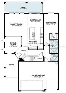 New construction Single-Family house 5540 Green Arrow Place, Sanford, FL 32773 Lancaster- photo 2 2