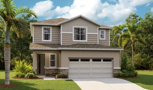 New construction Single-Family house 5917 Jensen View Ave, Apollo Beach, FL 33572 Lynwood- photo 0