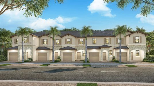 New construction Townhouse house 23241 Southwest 128th Avenue, Miami, FL 33177 - photo 0