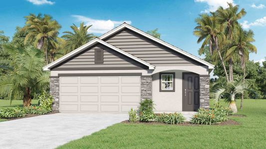 New construction Single-Family house Allex II, 4982 Eagle Rock Drive, Wimauma, FL 33598 - photo