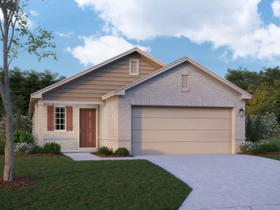 New construction Single-Family house Boxwood - Smart Series, 9912 Cavelier Canyon Court, Montgomery, TX 77316 - photo