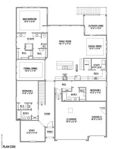 New construction Single-Family house 9055 S Shawnee Court, Aurora, CO 80016 Plan C555- photo 1 1