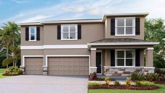New construction Single-Family house 11105 Cotton Vale Place, San Antonio, FL 33576 - photo 1 1