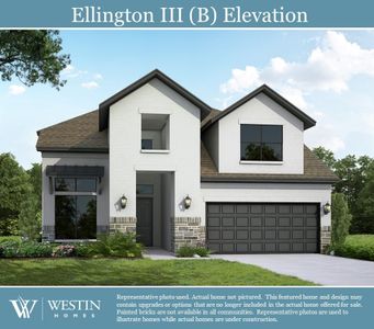 New construction Single-Family house 3161 Stingray Cove Drive, Katy, TX 77493 The Ellington III- photo 0 0