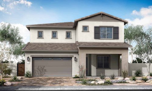 New construction Single-Family house Willow Plan 40-9, 22503 E. Saddle Ct., Queen Creek, AZ 85142 - photo