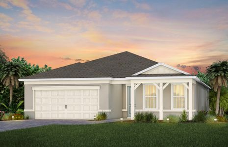 New construction Single-Family house Mystique, 12790 Southwest Cattleya Lane, Port Saint Lucie, FL 34987 - photo