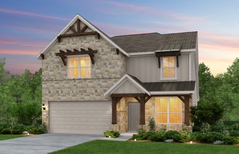 New construction Single-Family house 108 Coleman Bend, Liberty Hill, TX 78642 Hamilton- photo 0 0