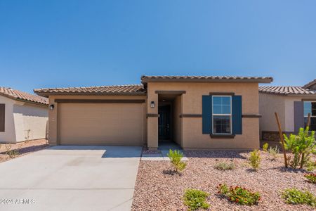 New construction Single-Family house 21565 West Papago Street, Buckeye, AZ 85326 Castillo Series - Clover- photo 0