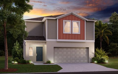 New construction Single-Family house 10924 3Rd Street, Riverview, FL 33569 Azure- photo 0